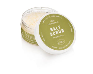 Coconut Milk Salt Scrub