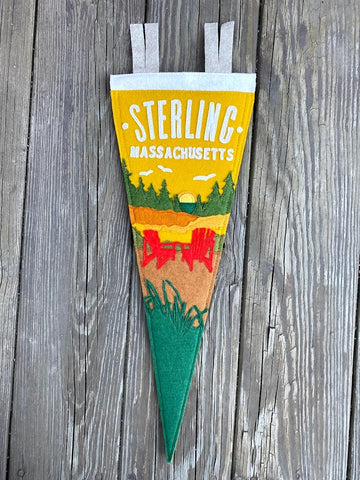 Mustard Sterling Sunset Pennant