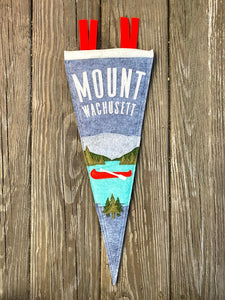 Heather Gray Mount Wachusett Pennant