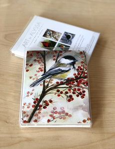 Winter Birds Boxed Cards
