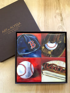 Boston Red Sox Coaster Set