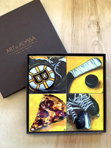 Boston Bruins Coaster Set