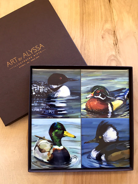 Waterfowl Coaster Set