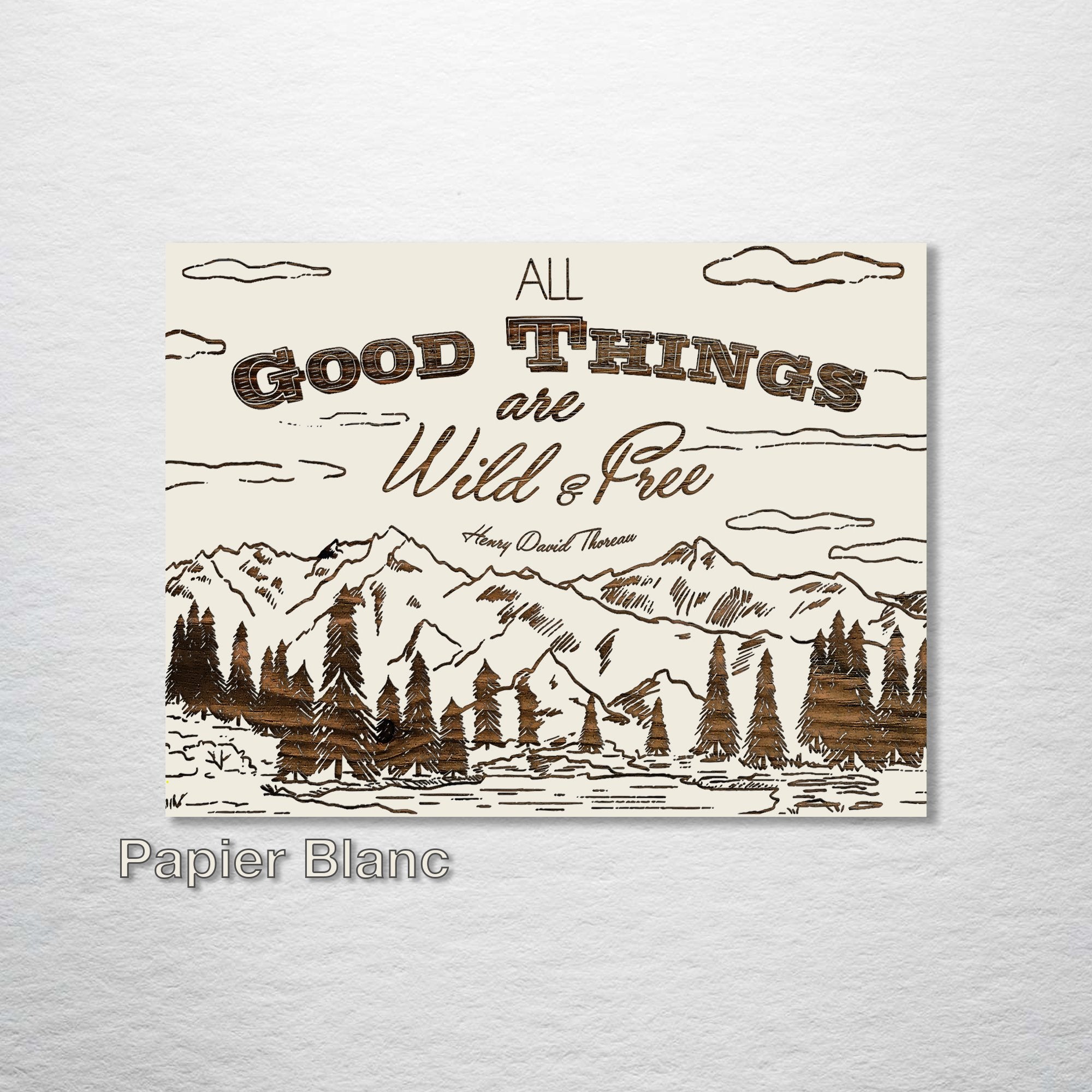 All Good Things Wooden Engraving Cream