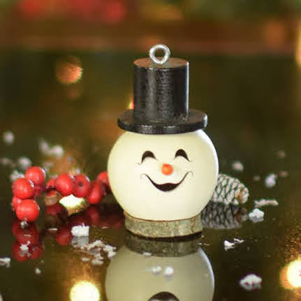 Walter Snowman Head Gourd Ornament