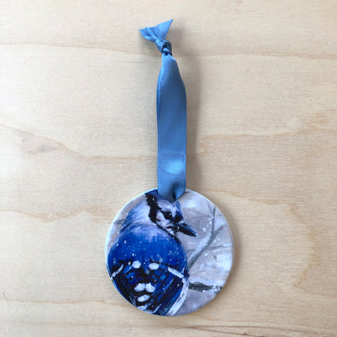 Bluejay Ornament