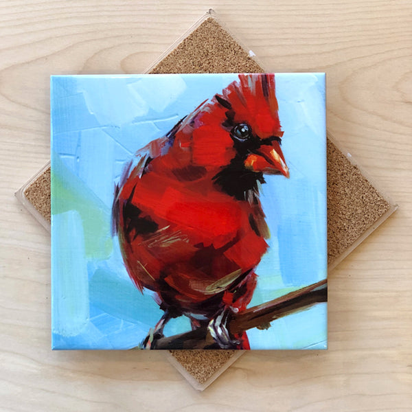 Summer Cardinal Trivet