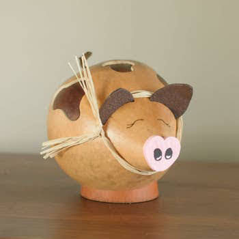 Peaches Pig Gourd