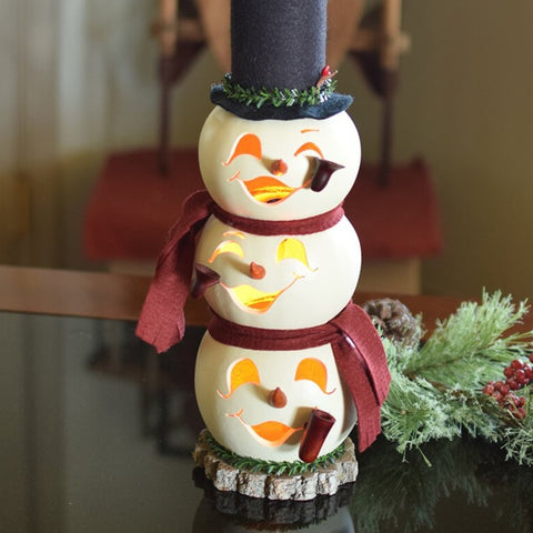 Blake Snowman Gourd Luminary