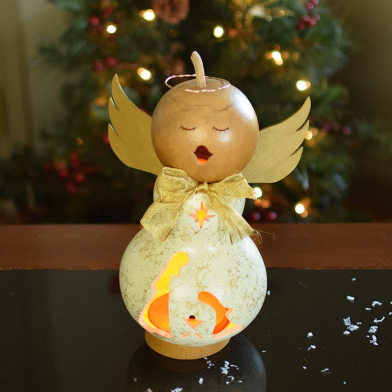 Grace Angel Gourd Luminary