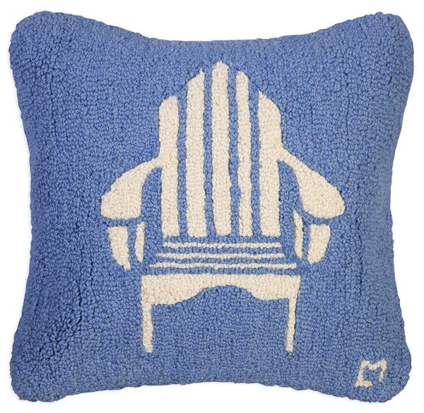 Adirondack Blue Chair Pillow 18 x 18"