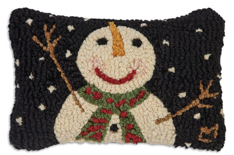 Cheers Snowman Pillow 8 x 12"