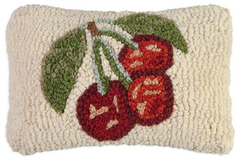 Cherries Pillow 8 x 12"