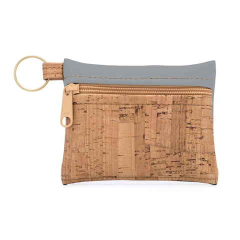Cool Gray Key Chain Pouch