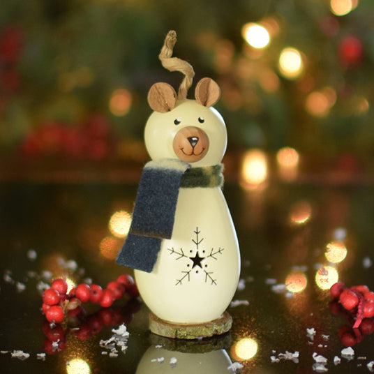 Dakota Polar Bear Gourd Ornament