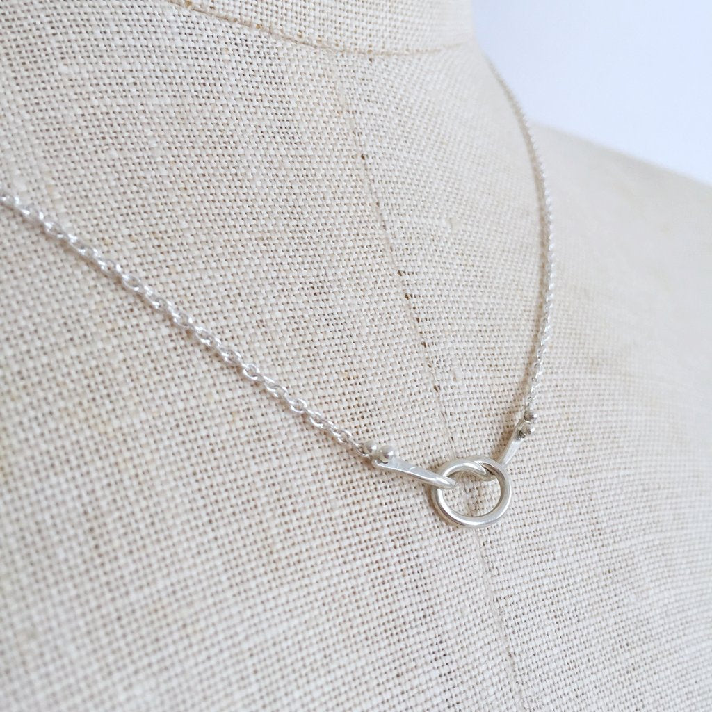 Silver Loveknot Necklace