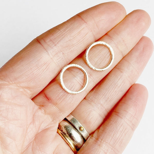 Sterling Silver Halo Studs