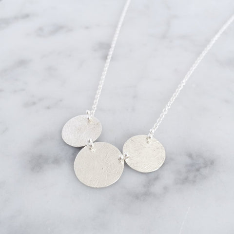 Sterling Silver Trinity Necklace