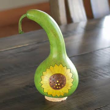 Sunflower Gourd Luminary