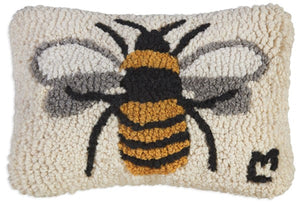 Lone Bee Pillow 8 x 12"