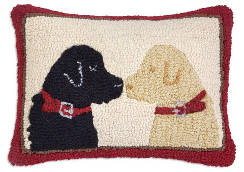 Pet Lovers 2 Labs Pillow 14x20"