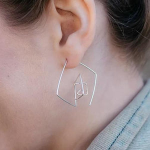 Small Geo Hoops
