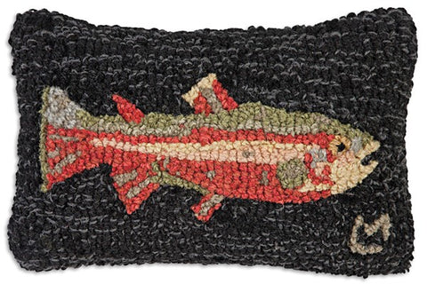 Steelhead Trout Pillow 8 x 12"