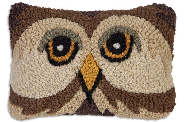 Wise Owl Pillow 8 x 12"